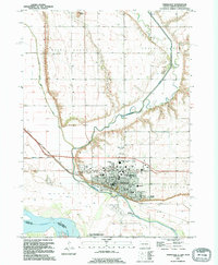 Download a high-resolution, GPS-compatible USGS topo map for Vermillion, SD (1995 edition)