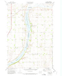 preview thumbnail of historical topo map of Roberts County, SD in 1972