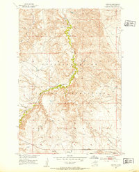 Download a high-resolution, GPS-compatible USGS topo map for Virginia, SD (1953 edition)