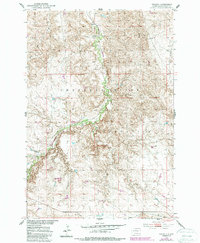 Download a high-resolution, GPS-compatible USGS topo map for Virginia, SD (1987 edition)