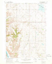 Download a high-resolution, GPS-compatible USGS topo map for Wagner SW, SD (1966 edition)