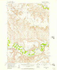 Download a high-resolution, GPS-compatible USGS topo map for Wakpala NW, SD (1957 edition)