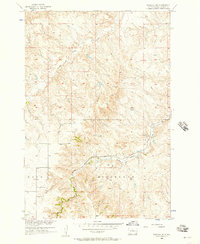 preview thumbnail of historical topo map of Corson County, SD in 1956