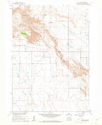 preview thumbnail of historical topo map of Pennington County, SD in 1960