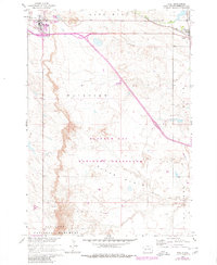 Download a high-resolution, GPS-compatible USGS topo map for Wall, SD (1980 edition)