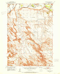 Download a high-resolution, GPS-compatible USGS topo map for Wanblee NE, SD (1953 edition)