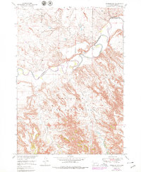 Download a high-resolution, GPS-compatible USGS topo map for Wanblee NW, SD (1979 edition)