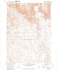 1950 Map of Wanblee, SD, 1979 Print