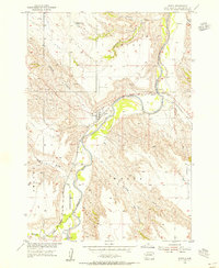 Download a high-resolution, GPS-compatible USGS topo map for Wasta, SD (1956 edition)