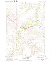 Download a high-resolution, GPS-compatible USGS topo map for Wasta, SD (1979 edition)