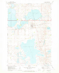 Download a high-resolution, GPS-compatible USGS topo map for Waubay, SD (1973 edition)