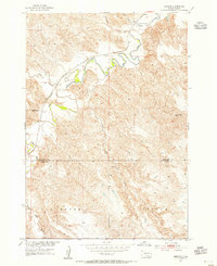 Download a high-resolution, GPS-compatible USGS topo map for Wendte, SD (1955 edition)