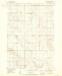 Download a high-resolution, GPS-compatible USGS topo map for Wessington SE, SD (1951 edition)