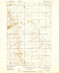 Download a high-resolution, GPS-compatible USGS topo map for Wessington SW, SD (1951 edition)