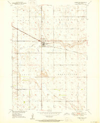 1950 Map of Wessington