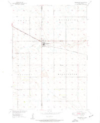 1950 Map of Wessington, SD