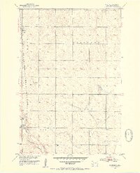 1952 Map of Westport, 1954 Print