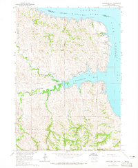 Download a high-resolution, GPS-compatible USGS topo map for Whetstone Bay, SD (1965 edition)