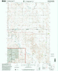 Download a high-resolution, GPS-compatible USGS topo map for White Butte, SD (2001 edition)