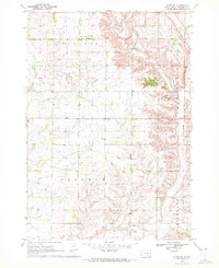 Download a high-resolution, GPS-compatible USGS topo map for White NE, SD (1972 edition)