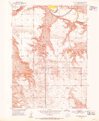 Download a high-resolution, GPS-compatible USGS topo map for White River NE, SD (1953 edition)