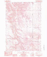 Download a high-resolution, GPS-compatible USGS topo map for Whiteman Ranch, SD (1983 edition)
