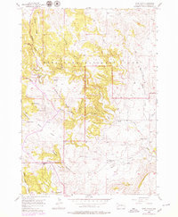 preview thumbnail of historical topo map of Custer County, SD in 1957
