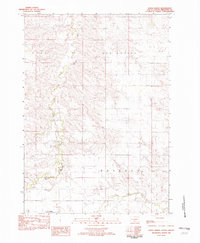 Download a high-resolution, GPS-compatible USGS topo map for Wood North, SD (1982 edition)
