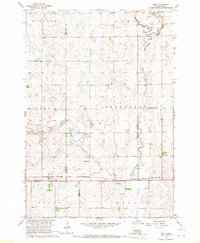 preview thumbnail of historical topo map of Spink County, SD in 1966