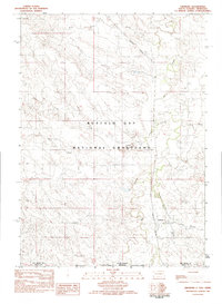 Download a high-resolution, GPS-compatible USGS topo map for Ardmore, SD (1982 edition)
