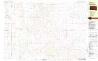 preview thumbnail of historical topo map of Mellette County, SD in 1981