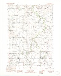 1982 Map of Mosher