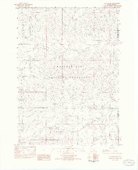 1982 Map of Oelrichs NE