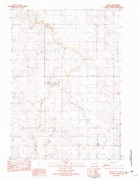 Download a high-resolution, GPS-compatible USGS topo map for Witten, SD (1982 edition)