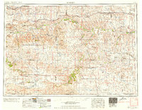 1958 Map of Wanblee, SD