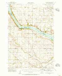 1954 Map of Big Stone Lake, 1956 Print