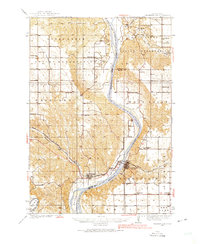 1935 Map of Chamberlain, 1975 Print