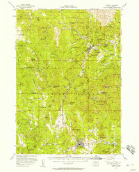 Download a high-resolution, GPS-compatible USGS topo map for Custer, SD (1956 edition)