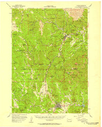 Download a high-resolution, GPS-compatible USGS topo map for Custer, SD (1958 edition)