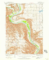 Download a high-resolution, GPS-compatible USGS topo map for Iona, SD (1958 edition)