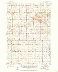 1951 Map of Kimball North, 1953 Print