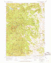 Download a high-resolution, GPS-compatible USGS topo map for Mount Rushmore, SD (1968 edition)