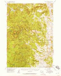 Download a high-resolution, GPS-compatible USGS topo map for Mount Rushmore, SD (1958 edition)