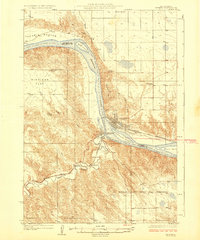 preview thumbnail of historical topo map of Pierre, SD in 1924
