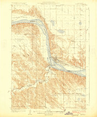 1924 Map of Hughes County, SD