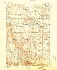 1905 Map of Saint Onge, 1941 Print