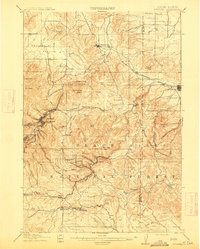 1915 Map of Deadwood, SD