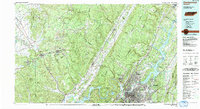 preview thumbnail of historical topo map of Chattanooga, TN in 1988
