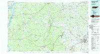 preview thumbnail of historical topo map of Hohenwald, TN in 1986