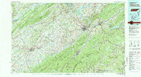 preview thumbnail of historical topo map of Johnson City, TN in 1980